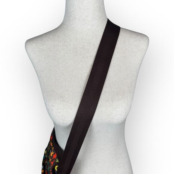 VTG LeSportsac Hobo Bag Rainbow Star Print with Matching Pouch – Rare 2000s - Picture 10 of 14